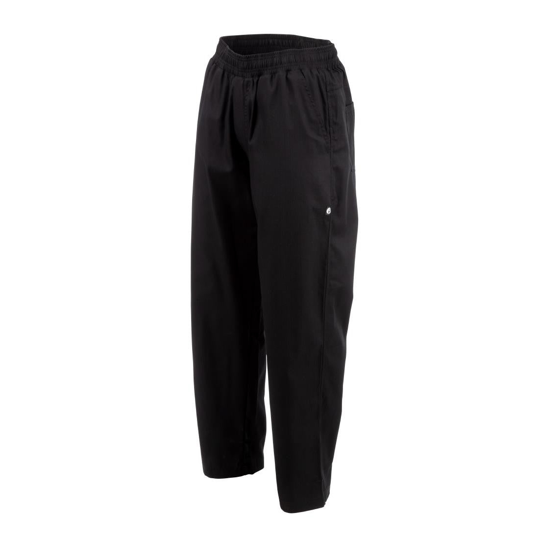 Chef Works Unisex Better Built Baggy Chefs Trousers Black 3XL A695-3XL
