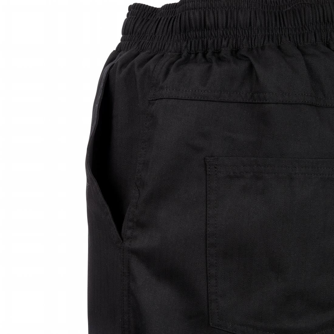 Chef Works Unisex Better Built Baggy Chefs Trousers Black 4XL A695-4XL