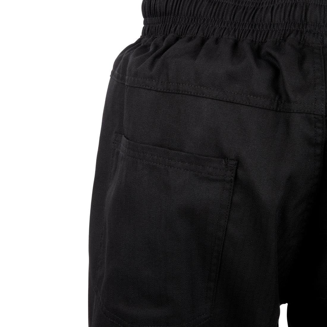 Chef Works Unisex Better Built Baggy Chefs Trousers Black M A695-M