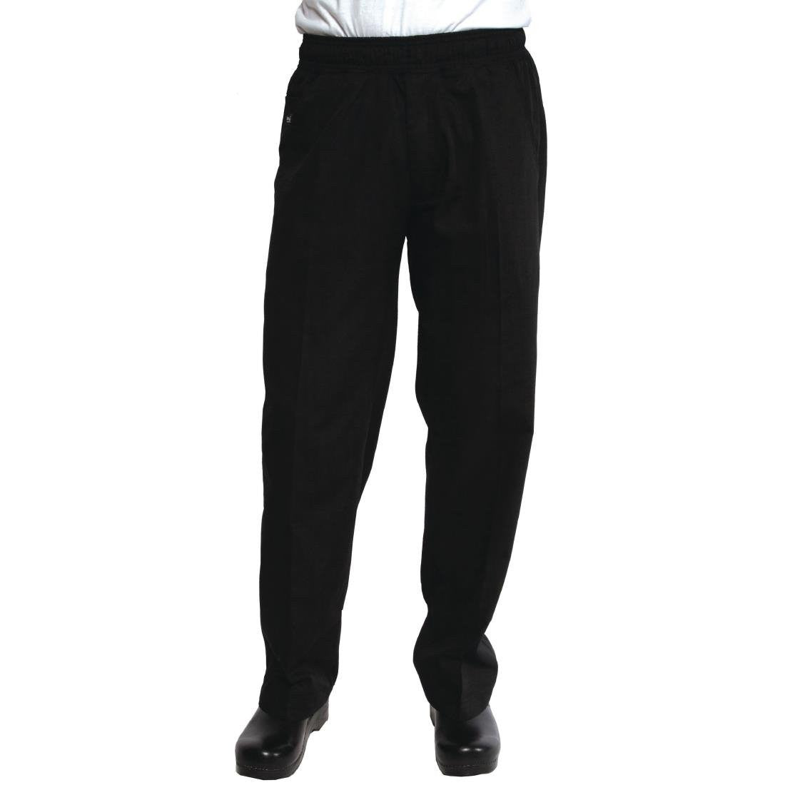 Chef Works Unisex Better Built Baggy Chefs Trousers Black XS A695-XS
