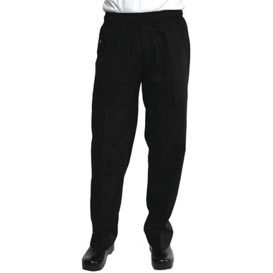Chef Works Unisex Better Built Baggy Chefs Trousers Black 2XL A695-XXL