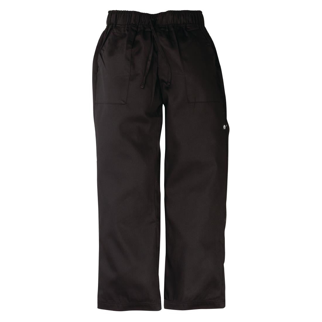 Chef Works Unisex Better Built Baggy Chefs Trousers Black 3XL A695-3XL
