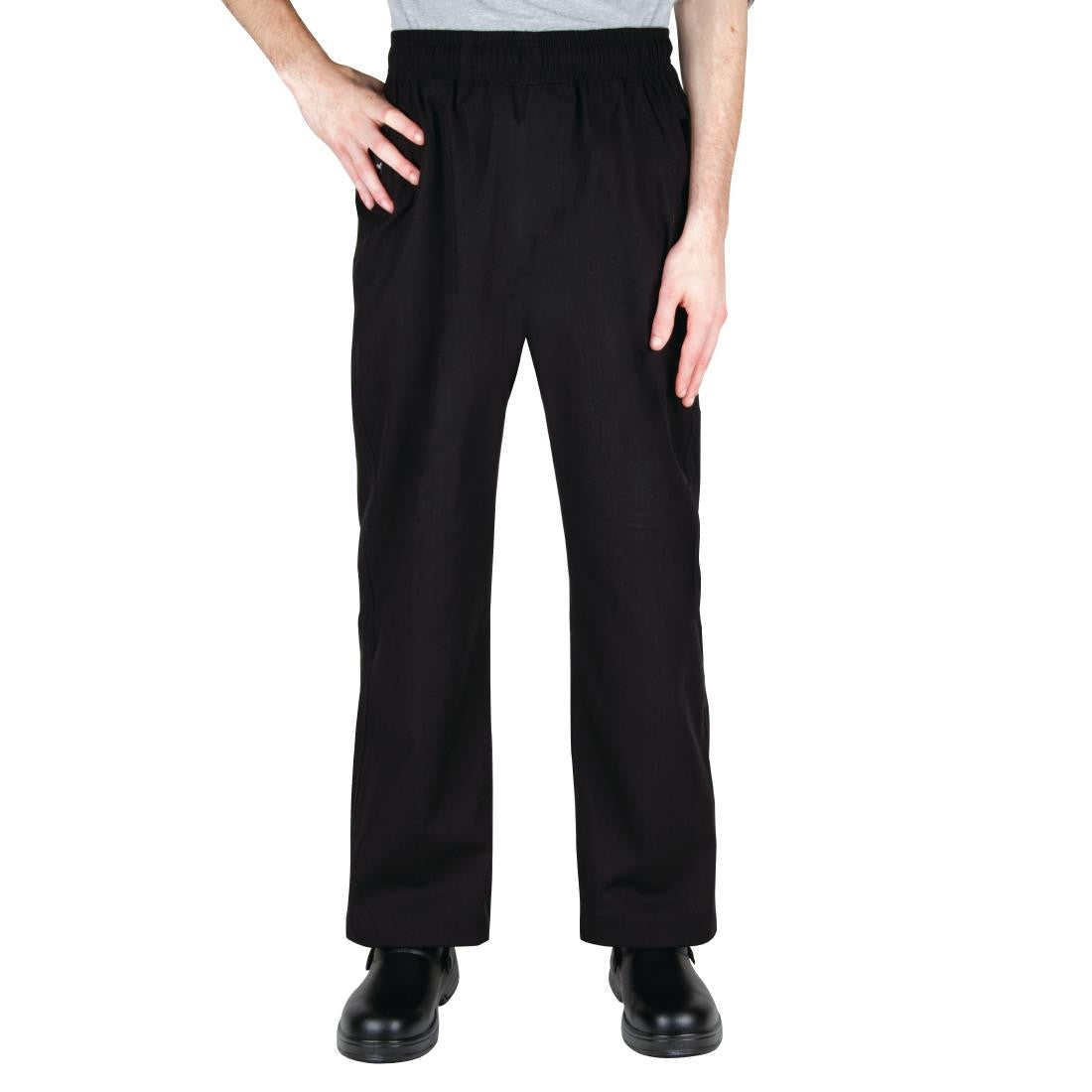 Chef Works Unisex Better Built Baggy Chefs Trousers Black M A695-M