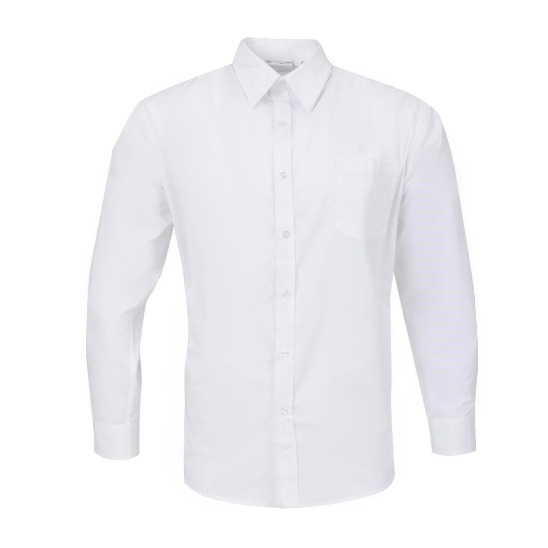 Chef Works Unisex Long Sleeve Shirt White M A730-M
