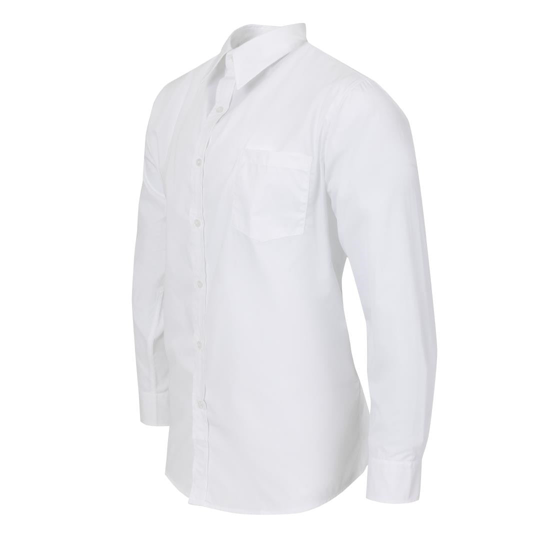 Chef Works Unisex Long Sleeve Shirt White S A730-S