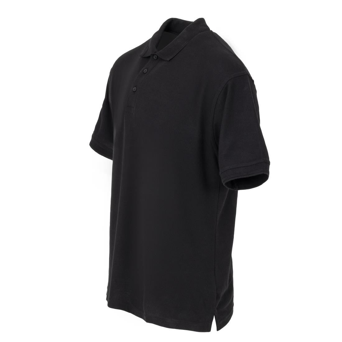 Portwest Unisex Polo Shirt Black L A735-L