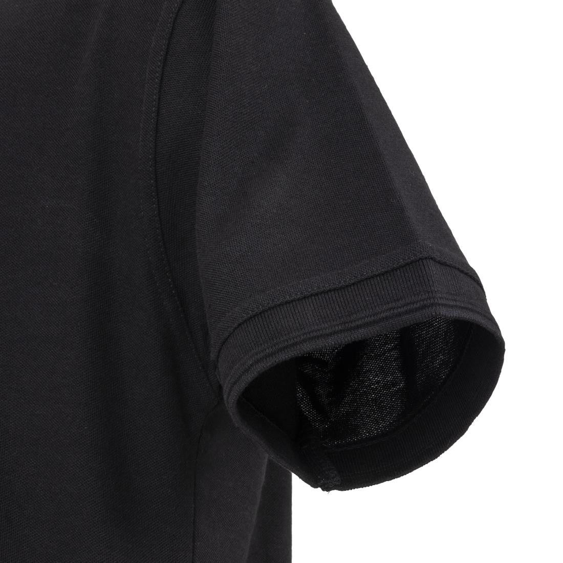 Portwest Unisex Polo Shirt Black L A735-L