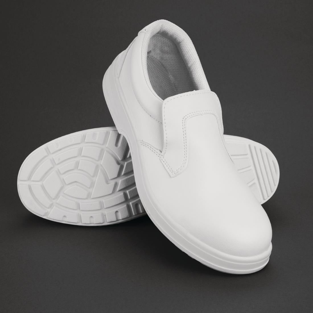 Lites Unisex Safety Slip On White Size 40 A801-40