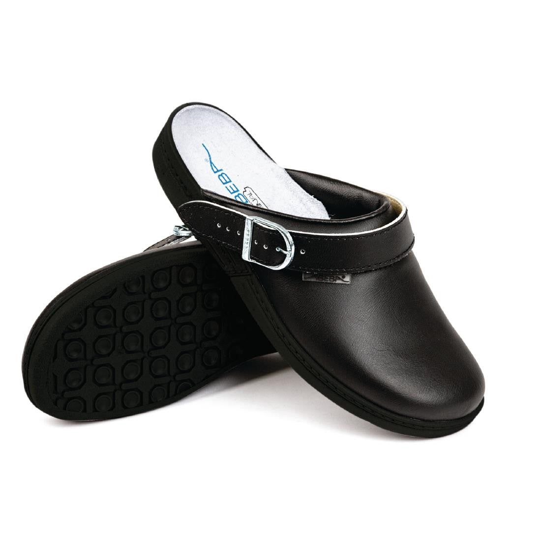 Abeba Microfibre Clogs Black Size 37 A898-37