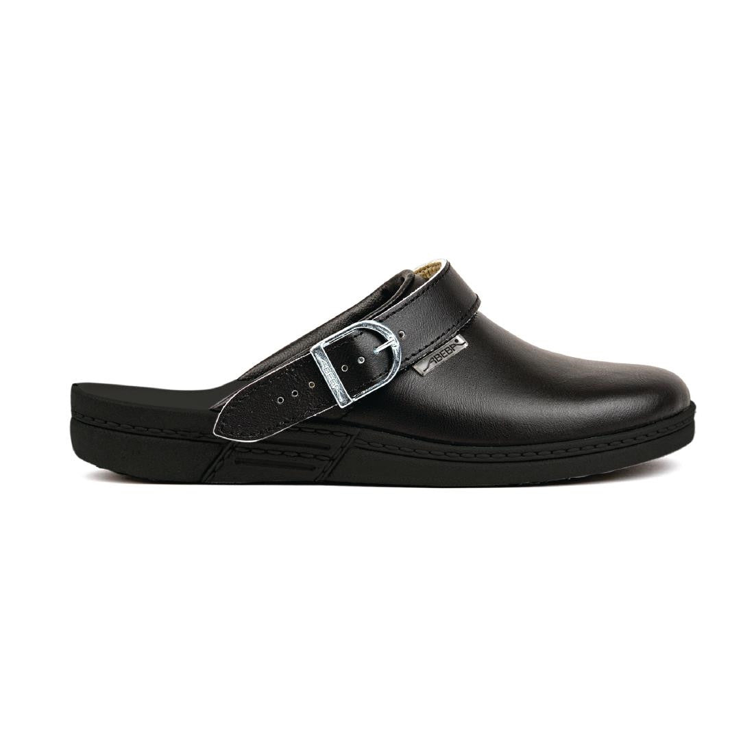 Abeba Microfibre Clogs Black Size 44 A898-44
