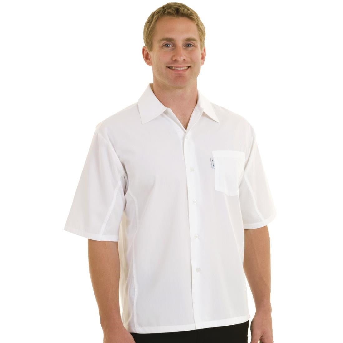 Chef Works Unisex Cool Vent Chefs Shirt White S A912-S