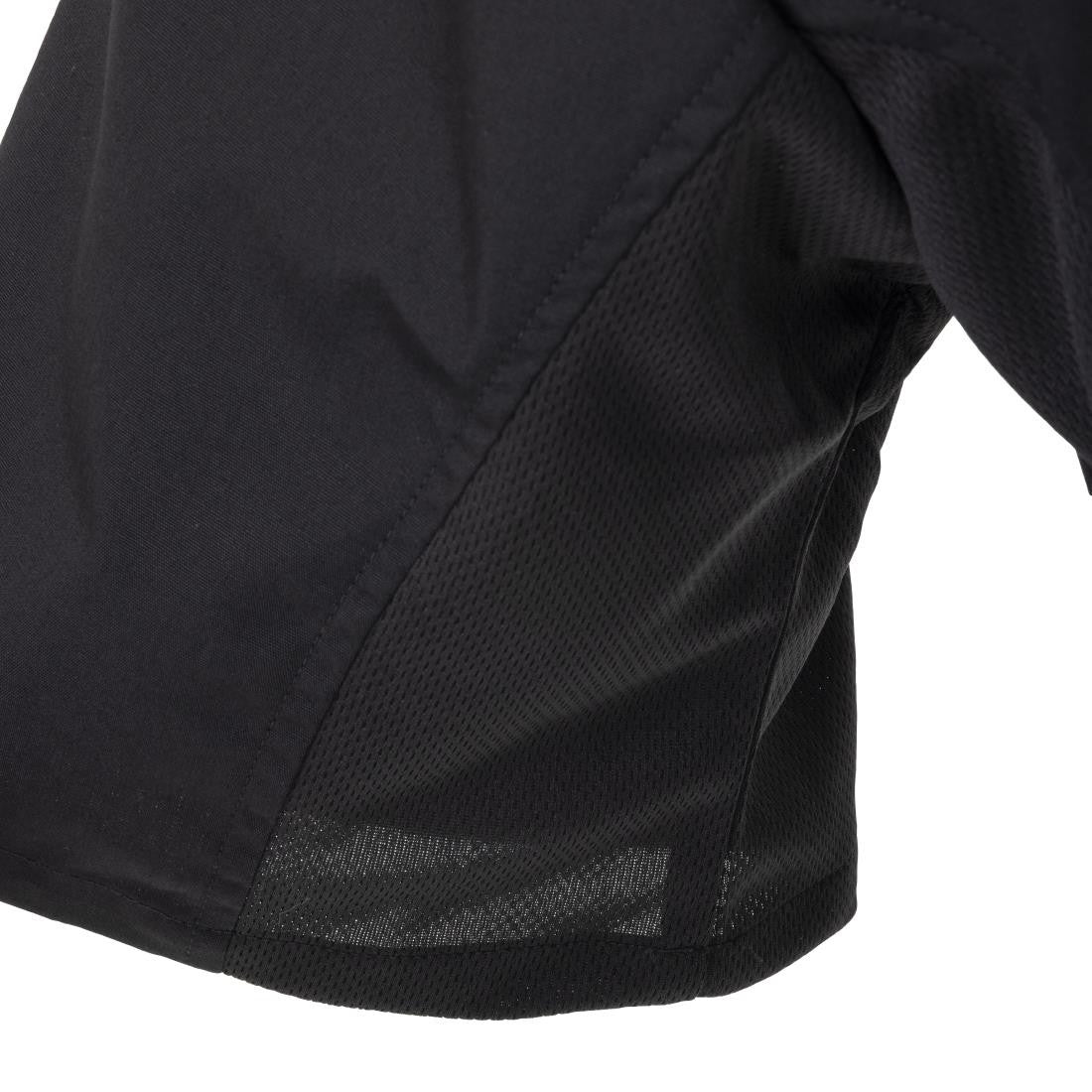 Chef Works Unisex Cool Vent Chefs Shirt Black L A913-L