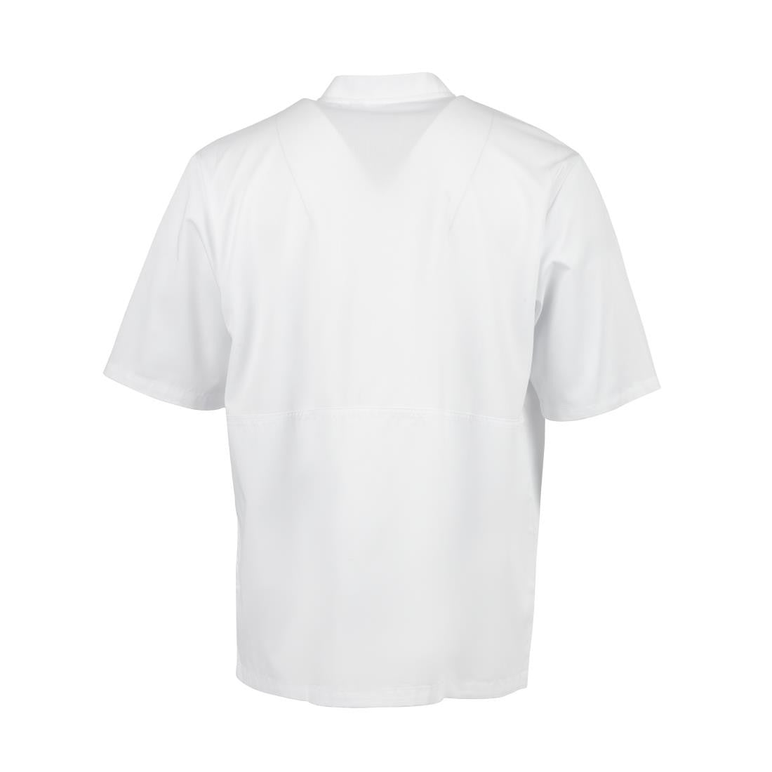 Chefs Works Montreal Cool Vent Unisex Short Sleeve Chefs Jacket White 3XL A914-3XL