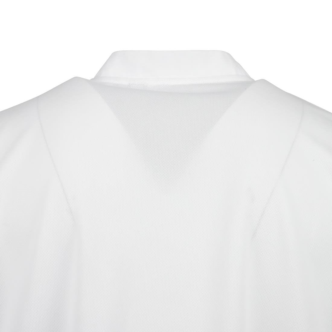 Chefs Works Montreal Cool Vent Unisex Short Sleeve Chefs Jacket White 2XL A914-XXL