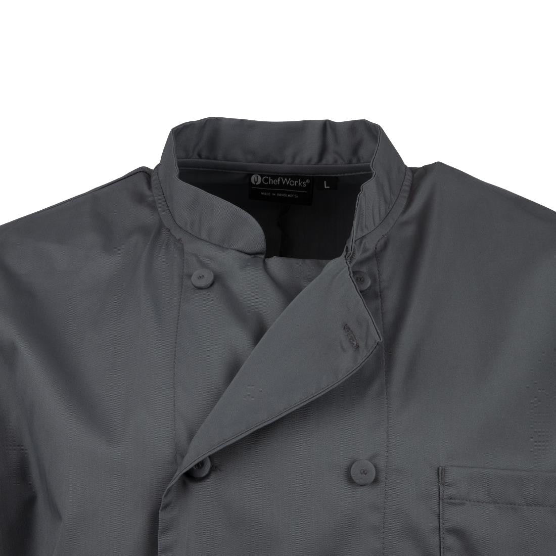Colour By Chef Works Unisex Chef Jacket Grey 3XL A934-3XL