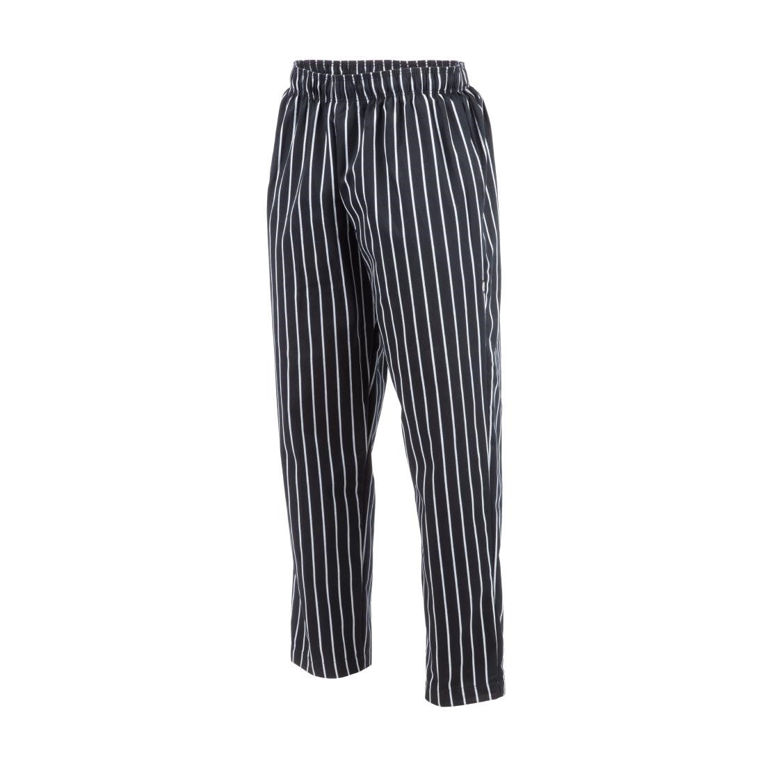 Chef Works Designer Baggy Pant Chalk Stripe L A940-L