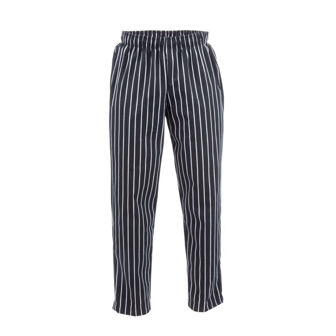 Chef Works Designer Baggy Pant Chalk Stripe M A940-M