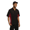 Chef Works Unisex Contrast Shirt Black and Red M A952-M