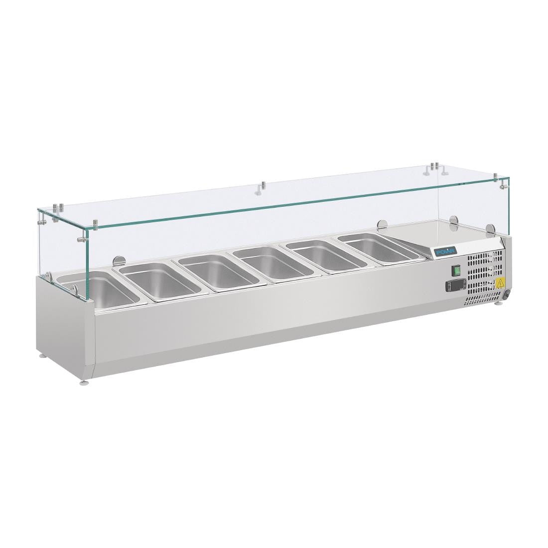 Polar G-Series Countertop Prep Fridge 6x 1/4GN AB090