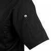 Chefs Works Montreal Cool Vent Unisex Short Sleeve Chefs Jacket Black XL B054-XL