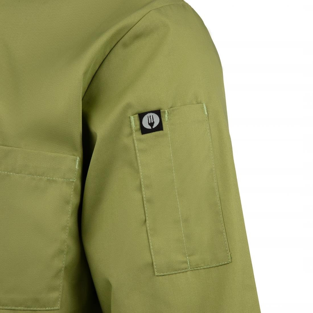 Chef Works Unisex Chefs Jacket Lime S B107-S