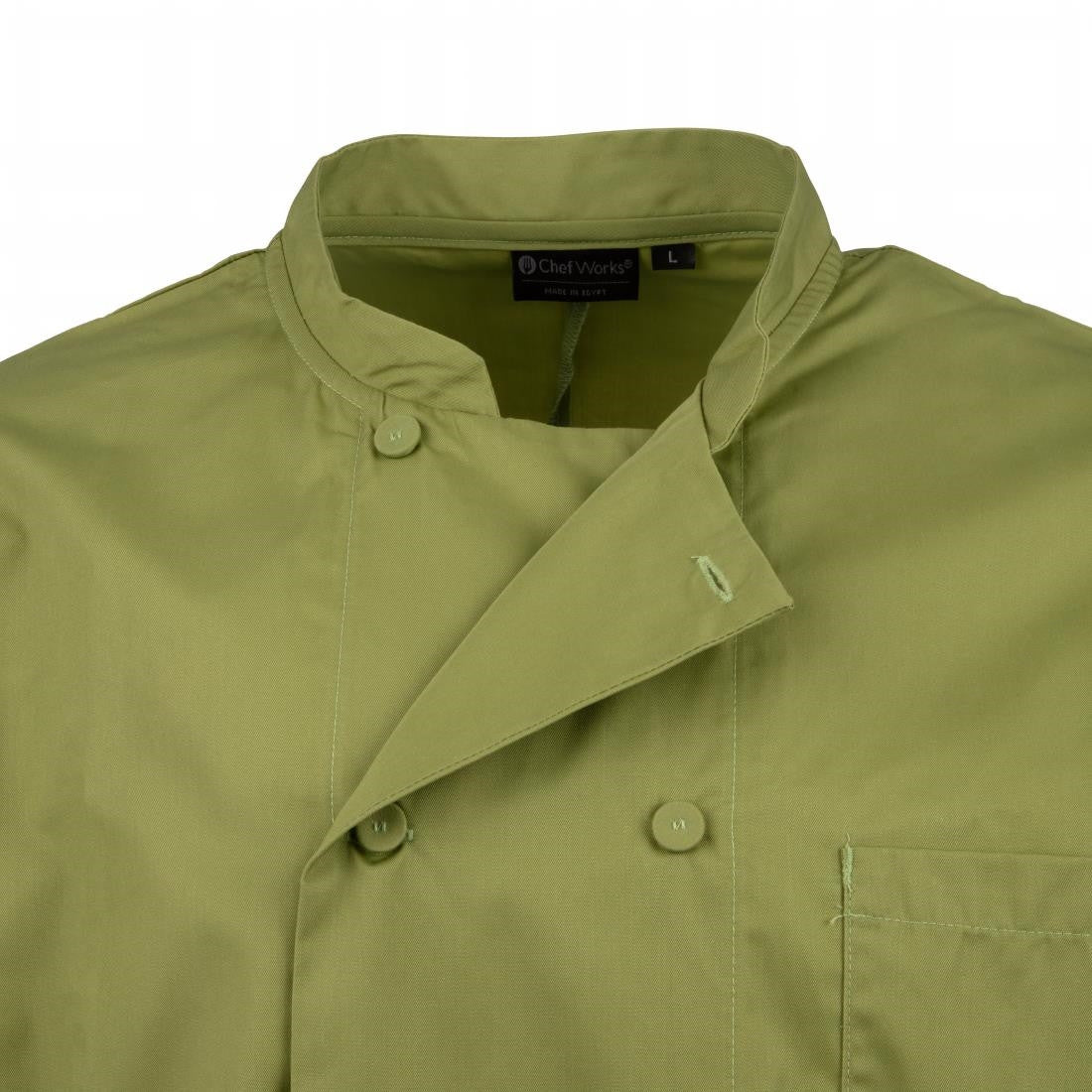 Chef Works Unisex Chefs Jacket Lime L B107-L