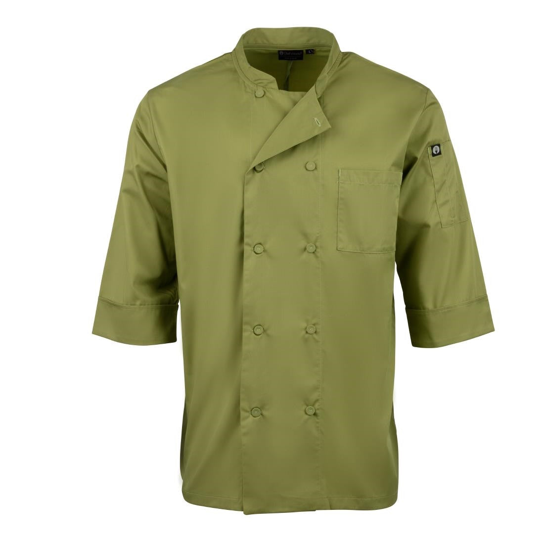Chef Works Unisex Chefs Jacket Lime XL B107-XL