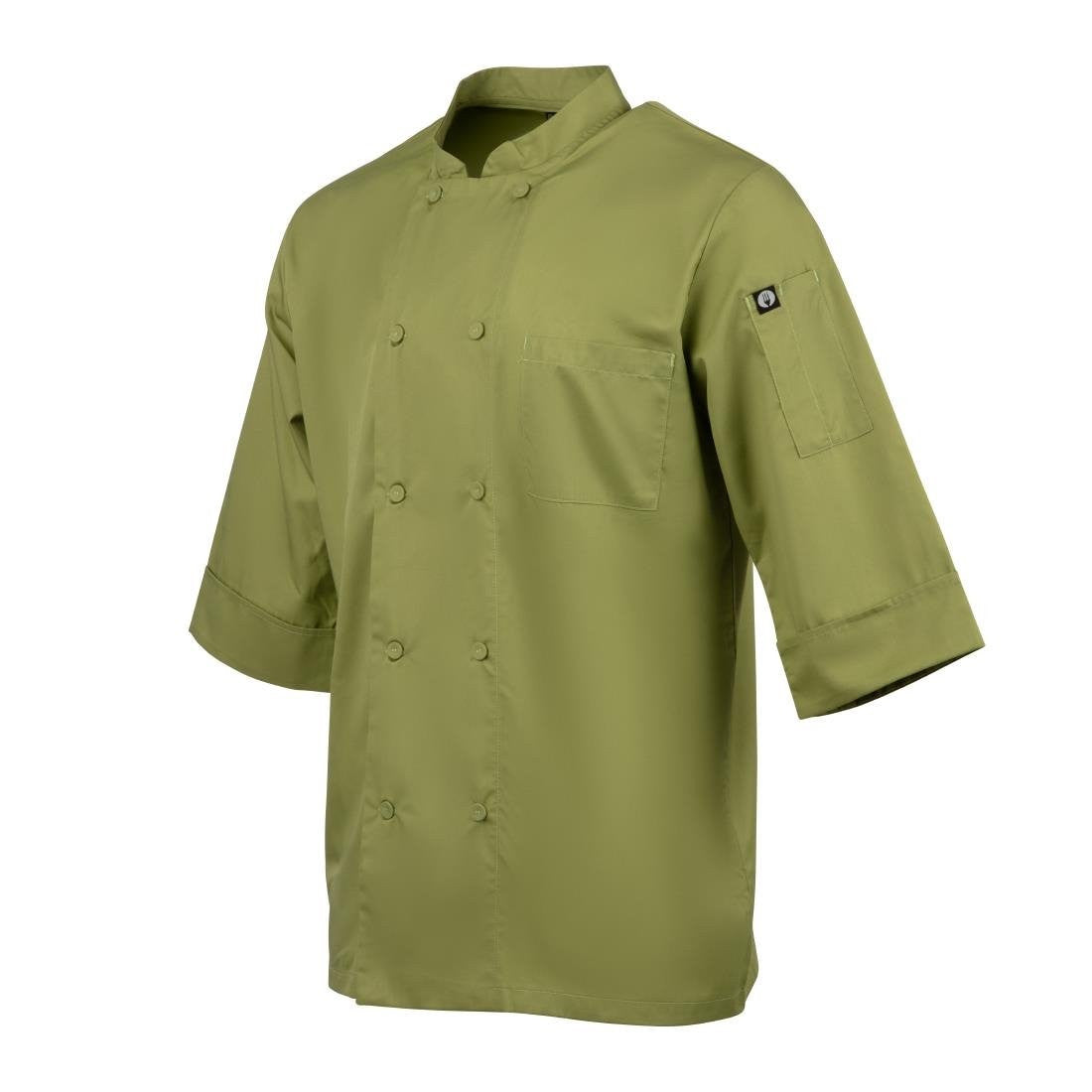Chef Works Unisex Chefs Jacket Lime XL B107-XL