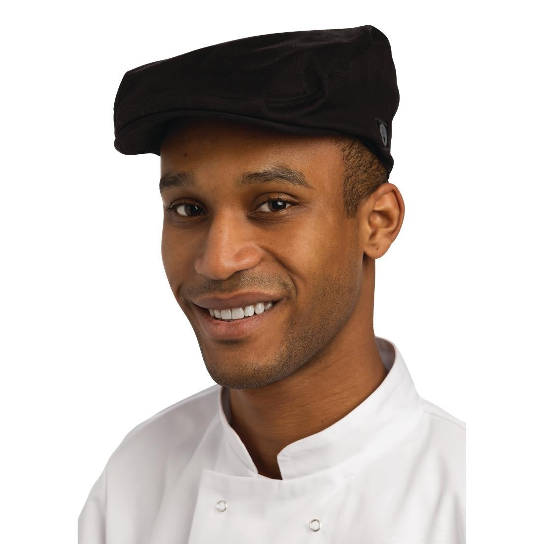Chef Works Flat Cap Black L B169-L