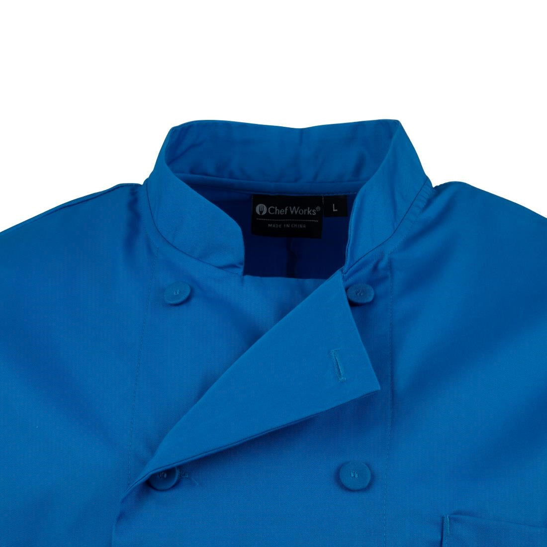 Chef Works Unisex Chefs Jacket Blue XL B178-XL