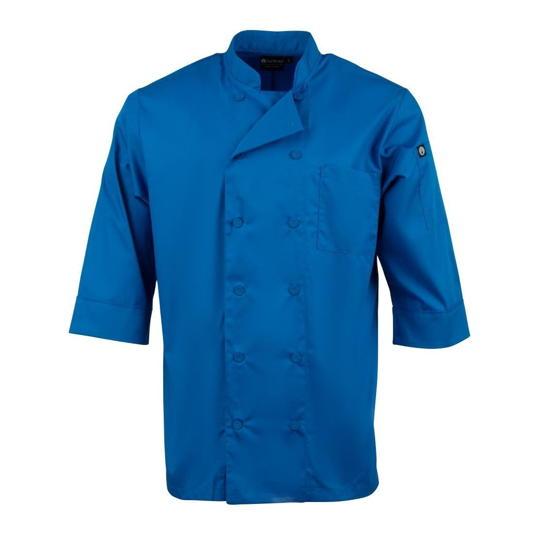 Chef Works Unisex Chefs Jacket Blue S B178-S