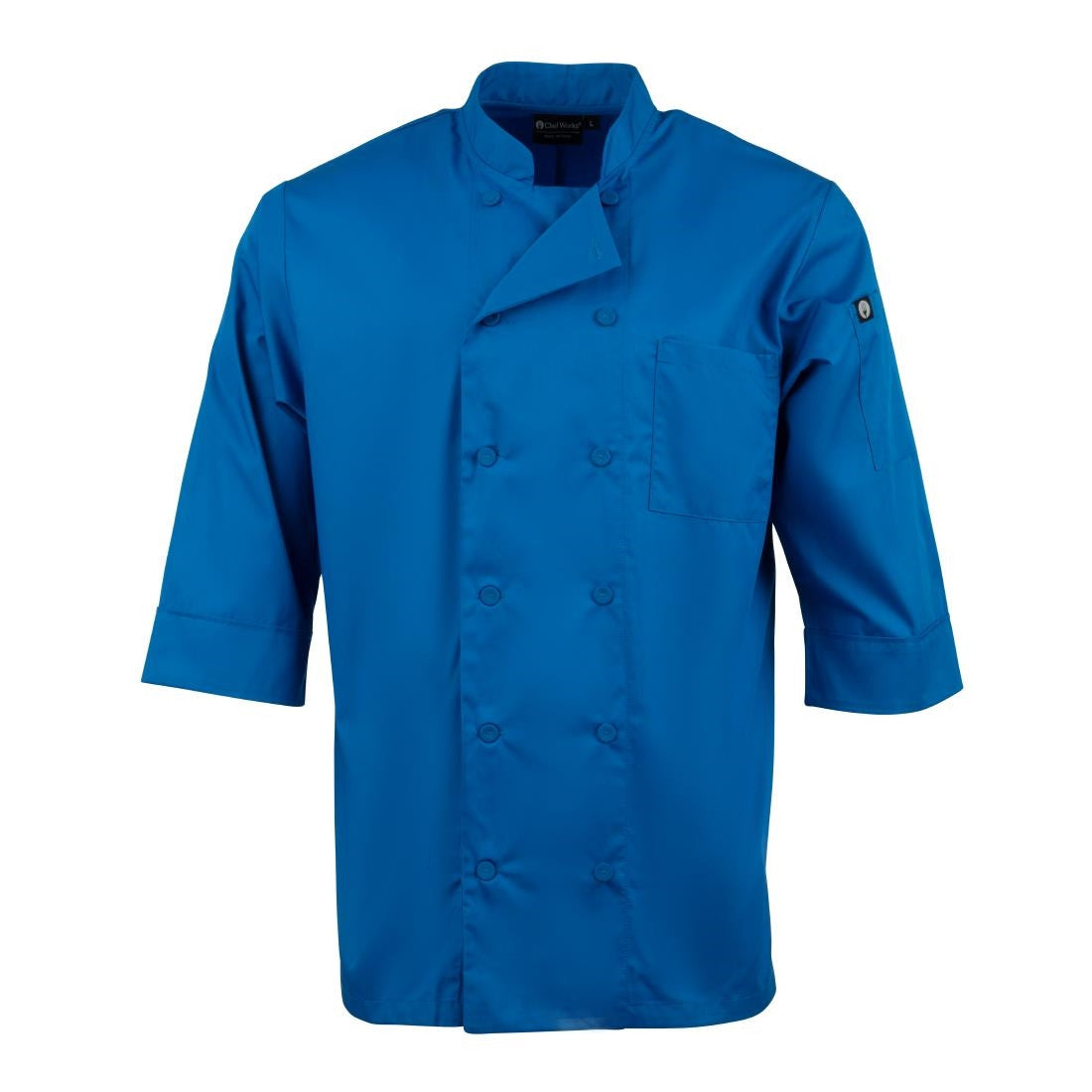 Chef Works Unisex Chefs Jacket Blue XS B178-XS
