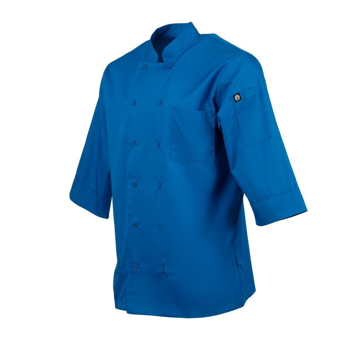 Chef Works Unisex Chefs Jacket Blue 2XL B178-XXL
