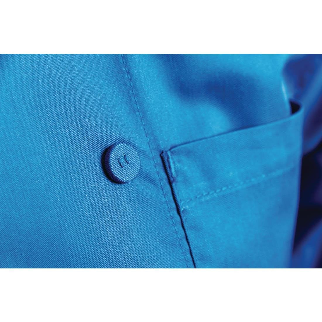 Chef Works Unisex Chefs Jacket Blue XS B178-XS