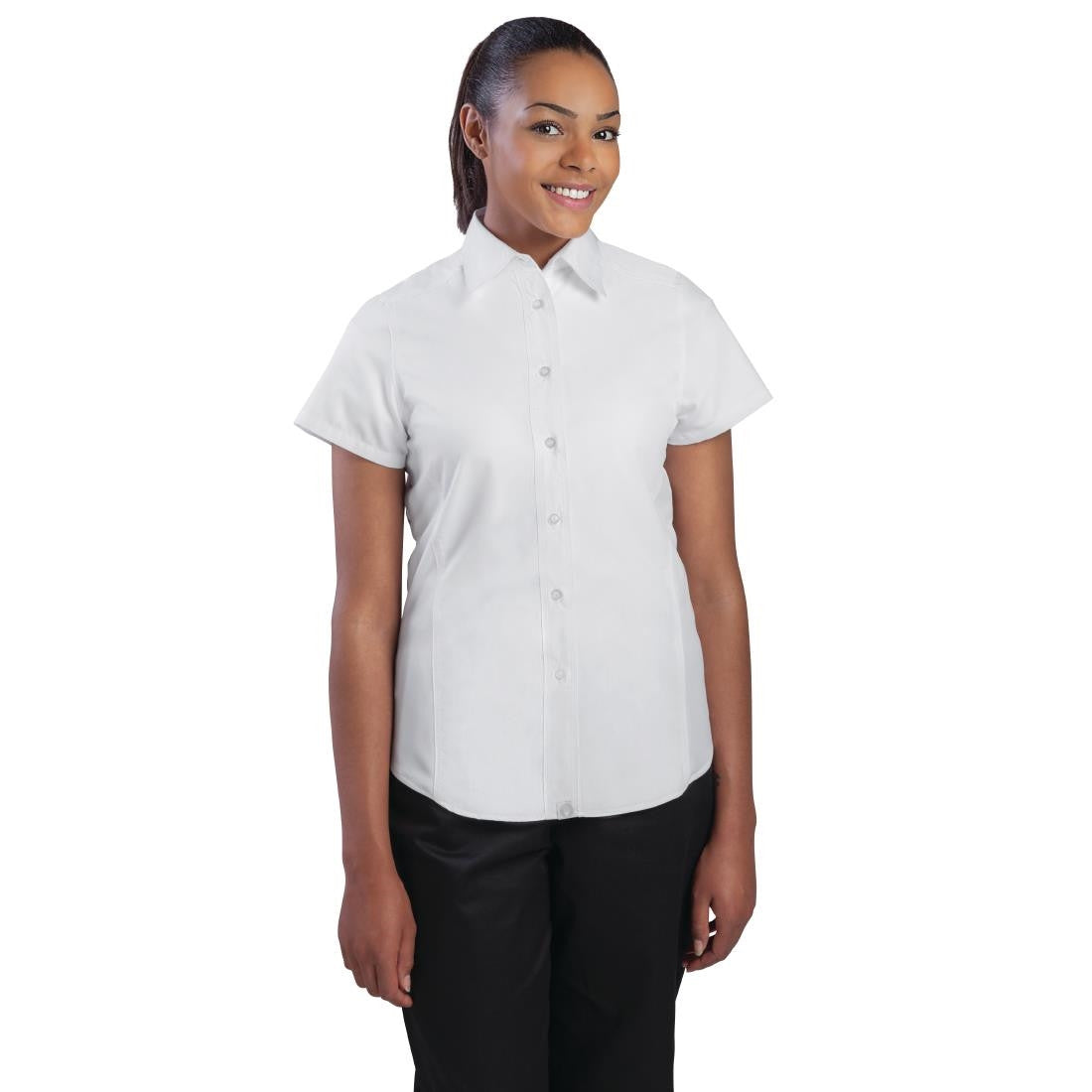 Chef Works Womens Cool Vent Chefs Shirt White S B180-S