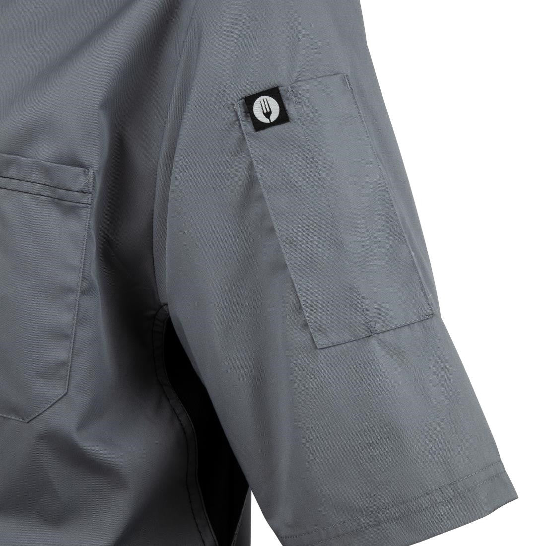 Chef Works Valais Signature Series Unisex Chefs Jacket Grey S B185-S