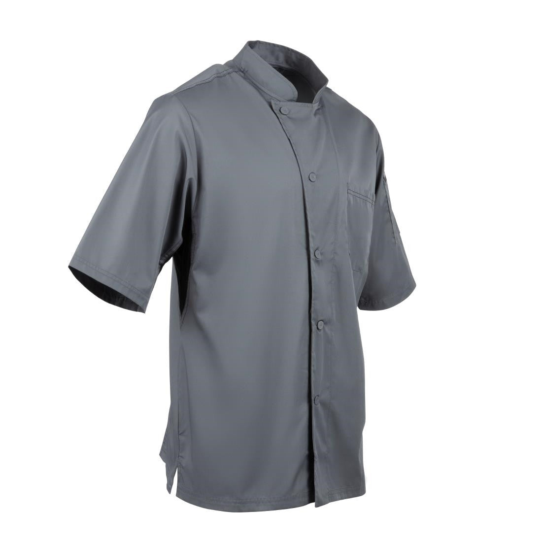 Chef Works Valais Signature Series Unisex Chefs Jacket Grey 2XL B185-XXL