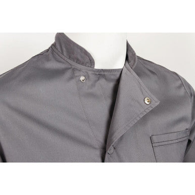 Chef Works Valais Signature Series Unisex Chefs Jacket Grey M B185-M