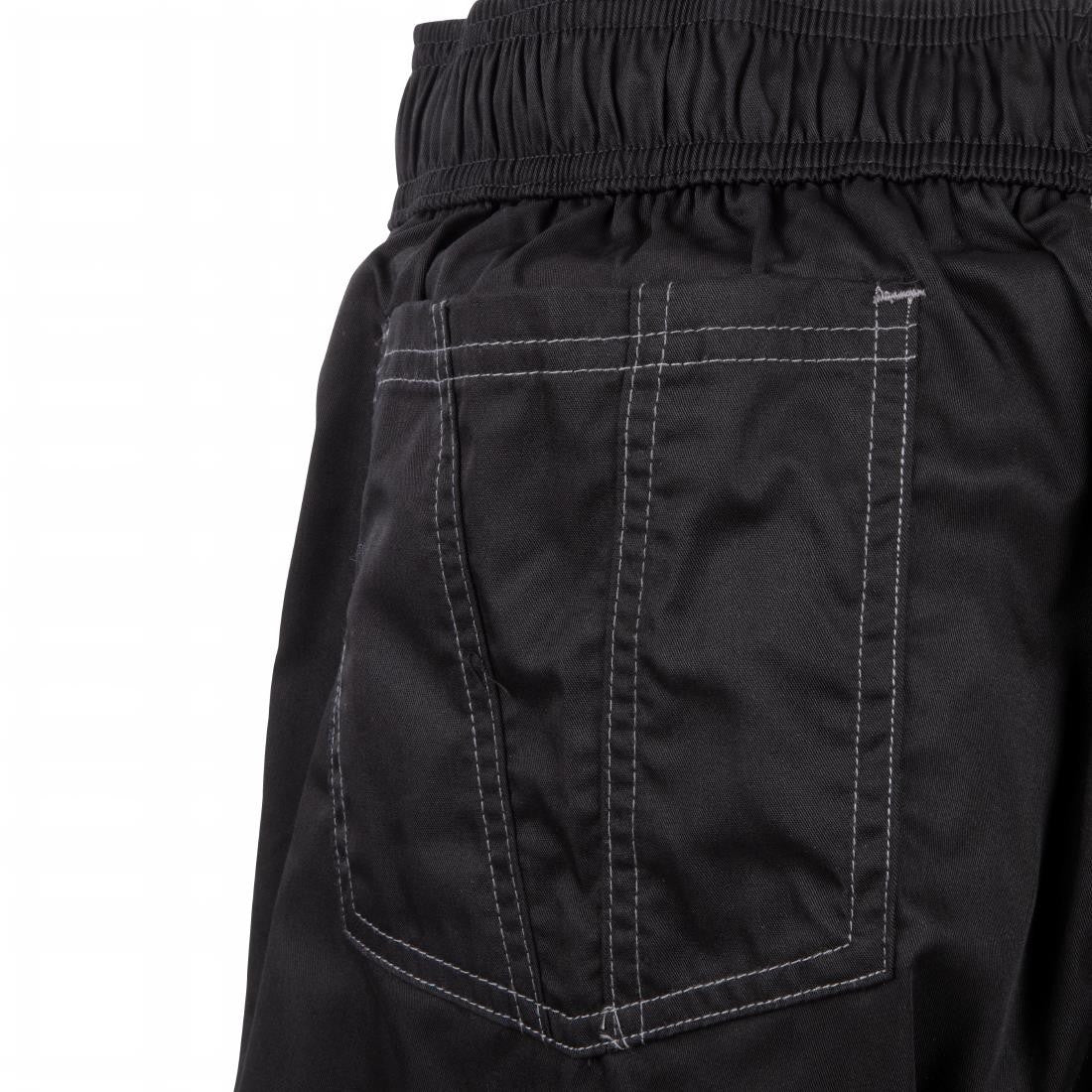 Chef Works Unisex Cool Vent Baggy Chefs Trousers Black L B187-L