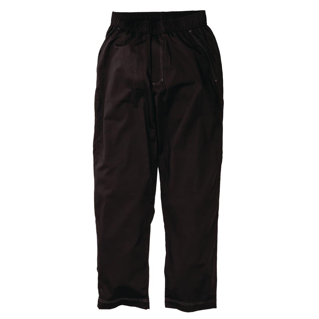 Chef Works Unisex Cool Vent Baggy Chefs Trousers Black L B187-L