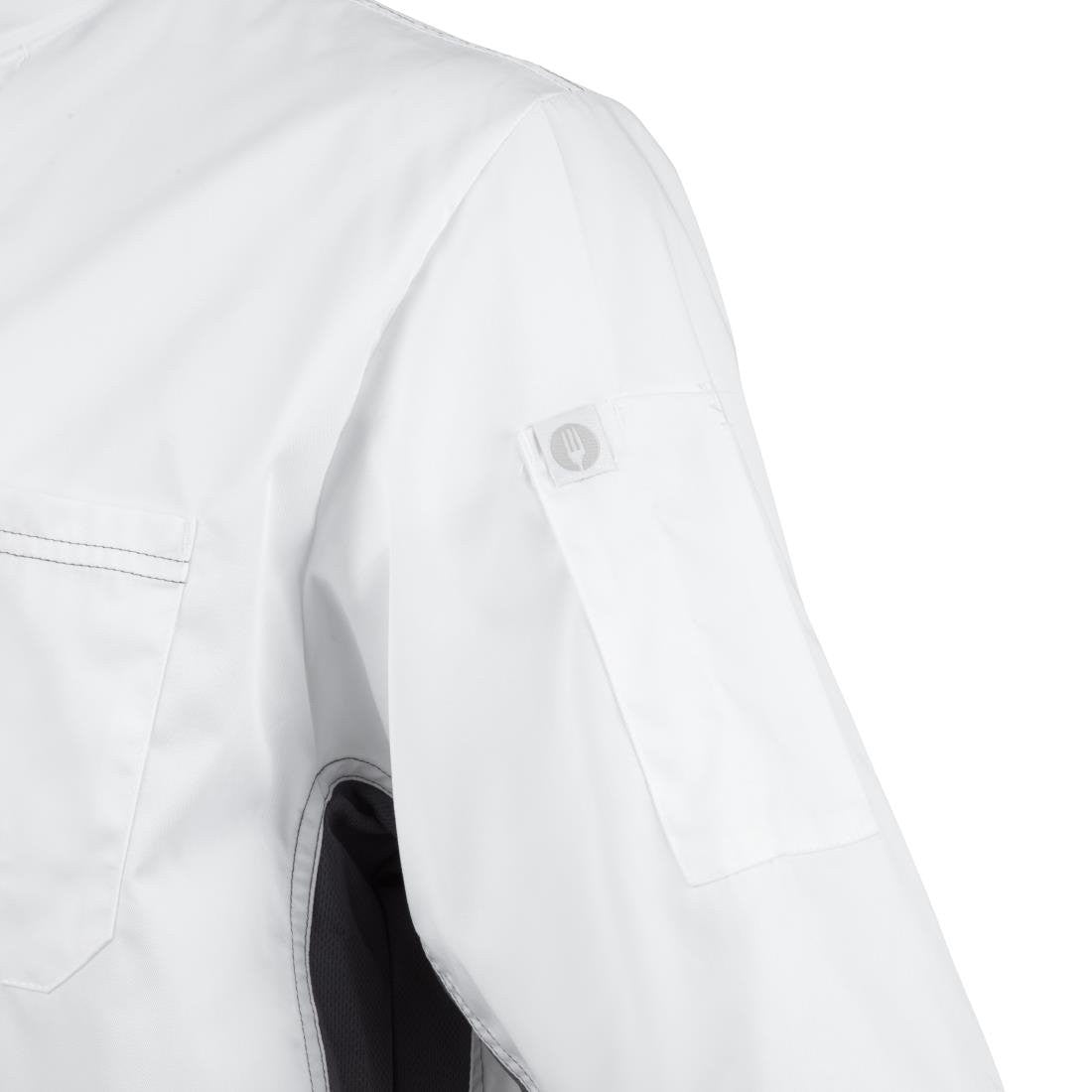 Chef Works Valais Signature Series Unisex Chefs Jacket White XL B205-XL