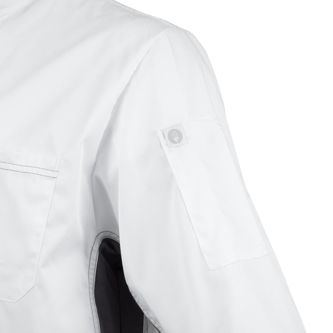 Chef Works Valais Signature Series Unisex Chefs Jacket White L B205-L