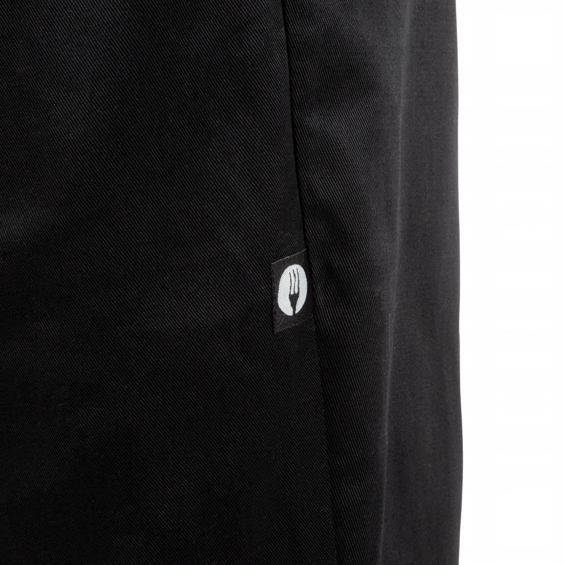 Chef Works Womens Basic Baggy Chefs Trousers Black S B223-S