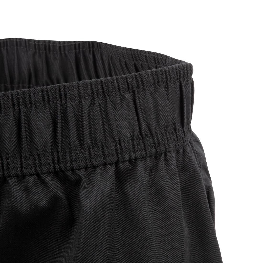 Chef Works Womens Basic Baggy Chefs Trousers Black S B223-S