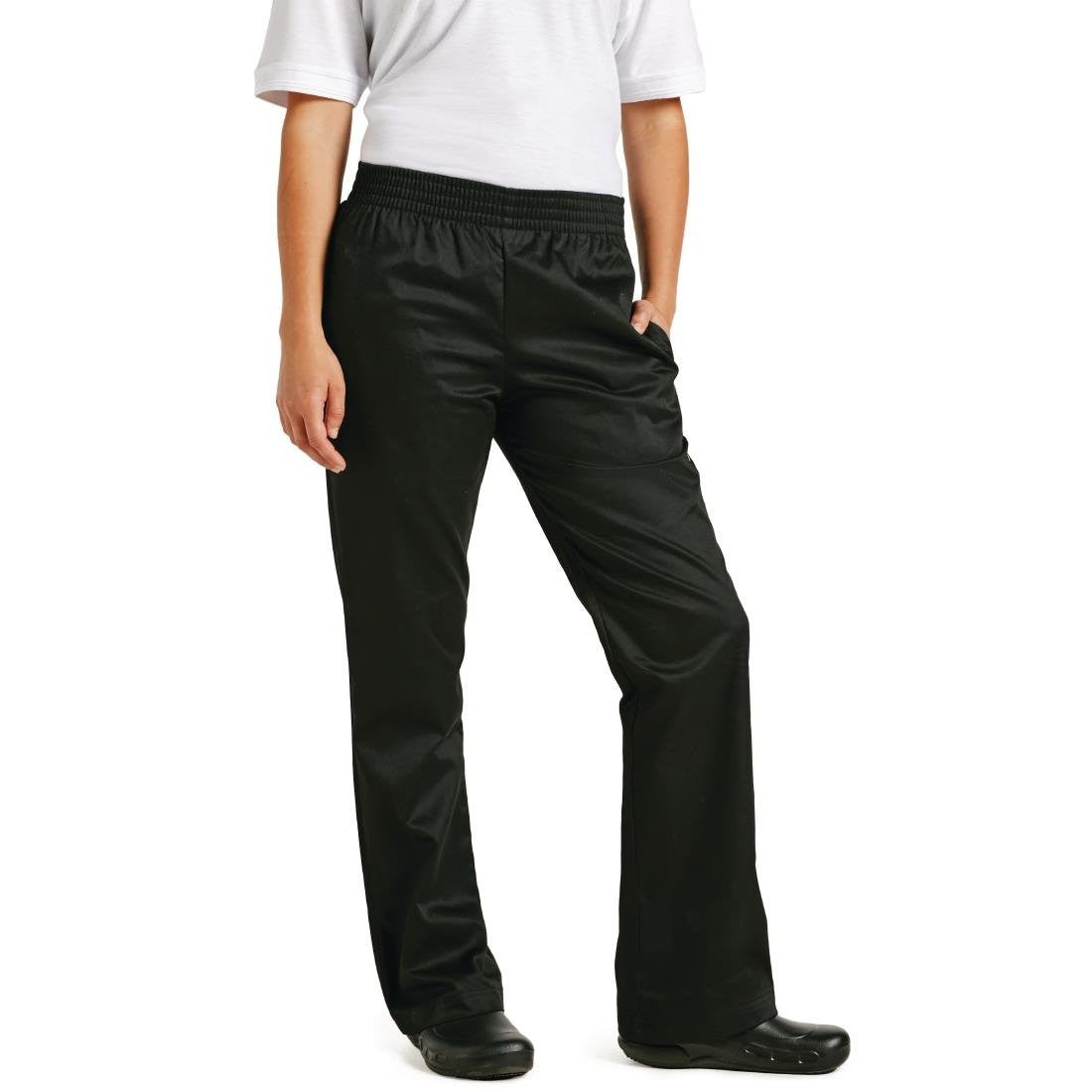 Chef Works Womens Basic Baggy Chefs Trousers Black XS B223-XS