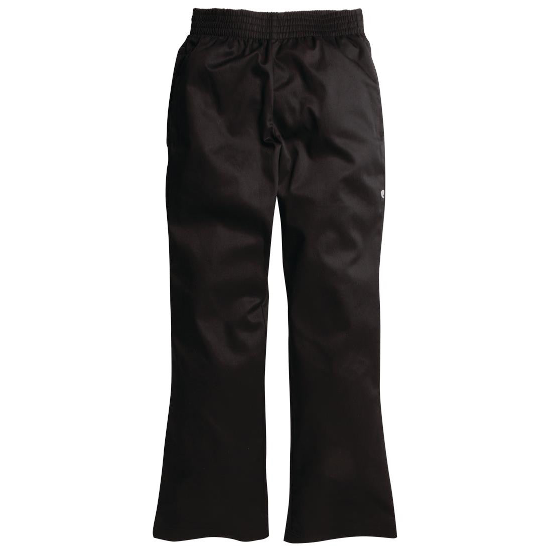 Chef Works Womens Basic Baggy Chefs Trousers Black L B223-L
