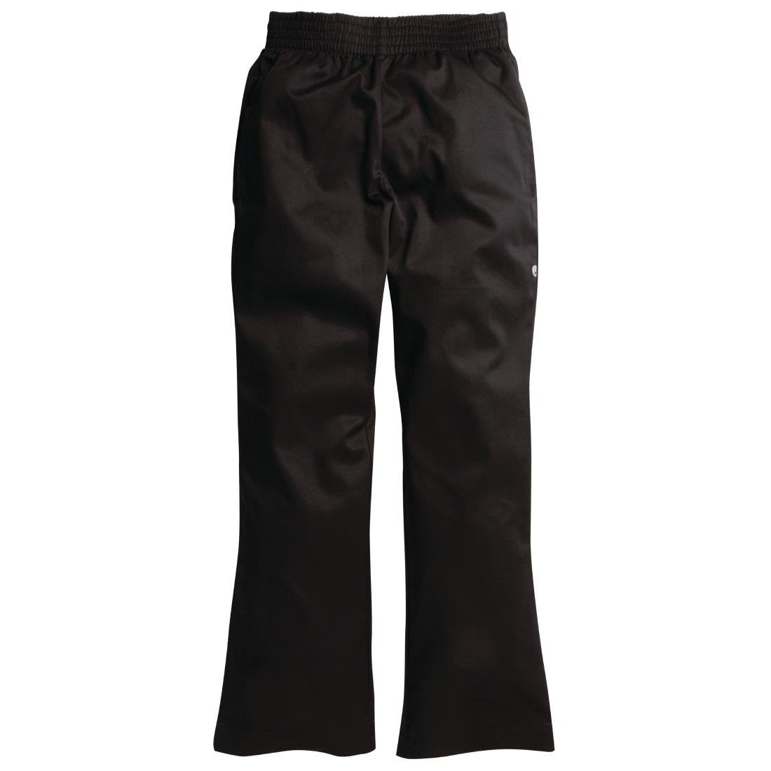 Chef Works Womens Basic Baggy Chefs Trousers Black XS B223-XS