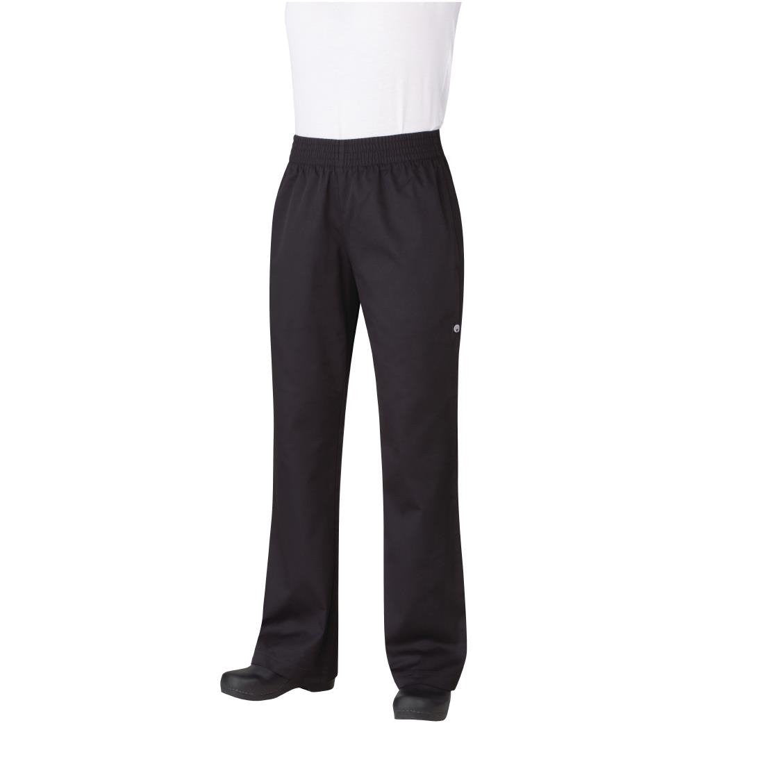Chef Works Womens Basic Baggy Chefs Trousers Black XS B223-XS