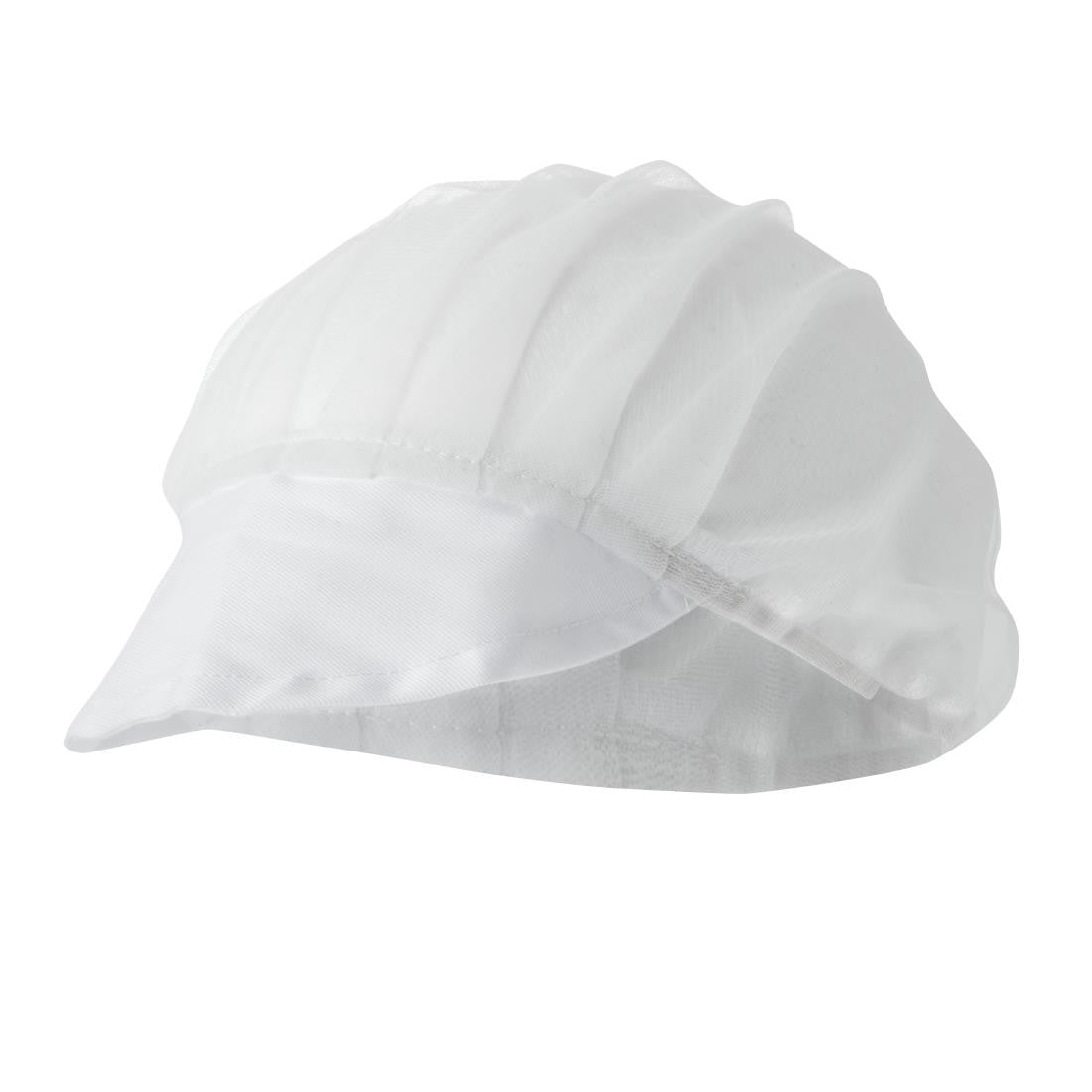 Whites Net Peaked Hat White B226