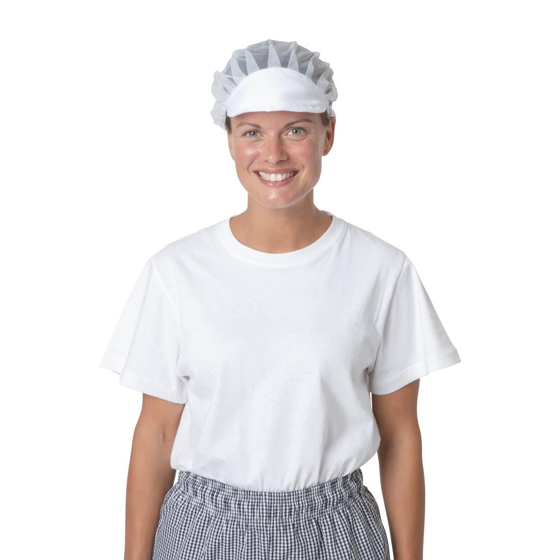 Whites Net Peaked Hat White B226